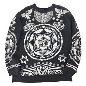Imperious | Highly Embellished Graphic Sweatshirt | Size Large